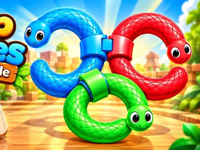 Hoop Snakes: Unlock Puzzle